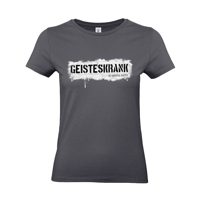 Survival Mattin GEISTESKRANK T-Shirt Girlie Shirt