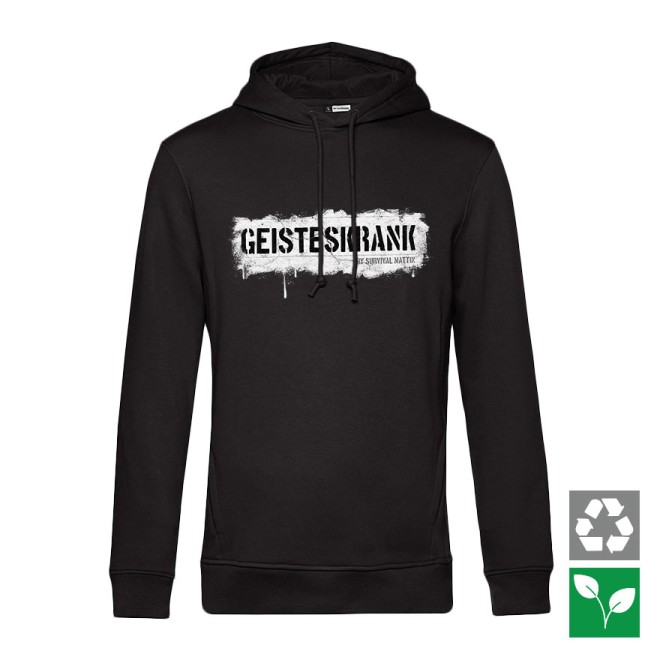 Survival Mattin GEISTESKRANK ORGANIC Hoodie