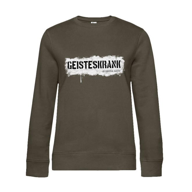 Survival Mattin GEISTESKRANK PREMIUM Girlie Sweater