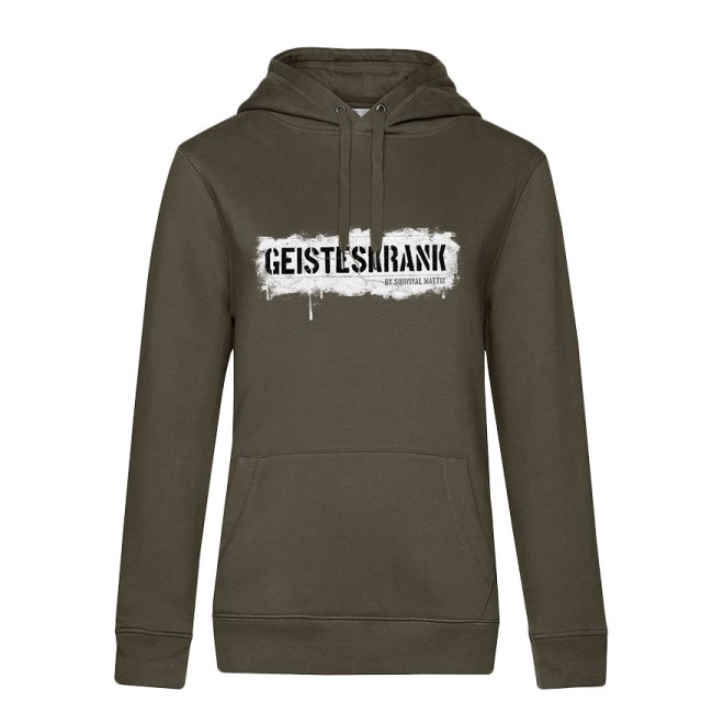 Survival Mattin GEISTESKRANK PREMIUM Girlie Hoodie