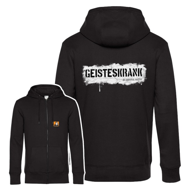 Survival Mattin GEISTESKRANK PREMIUM Hoodie-Jacke