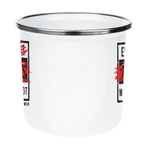 14 Tage Wildnis Emaille Tasse