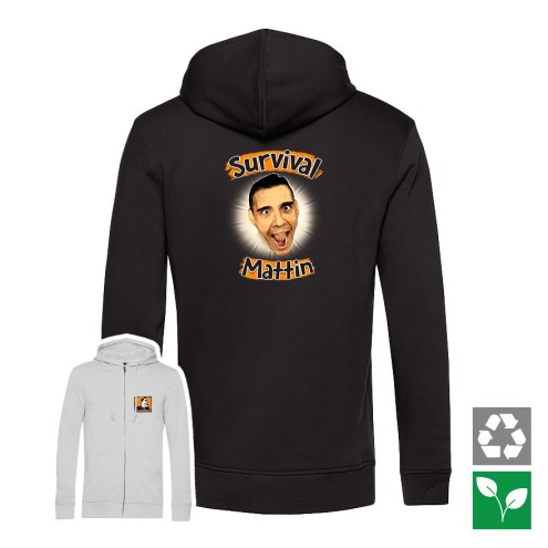 Survival Mattin AVATAR Organic Zipped Hoodie
