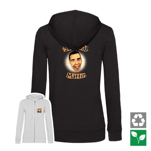 Survival Mattin AVATAR Organic Zipped Hoodie women