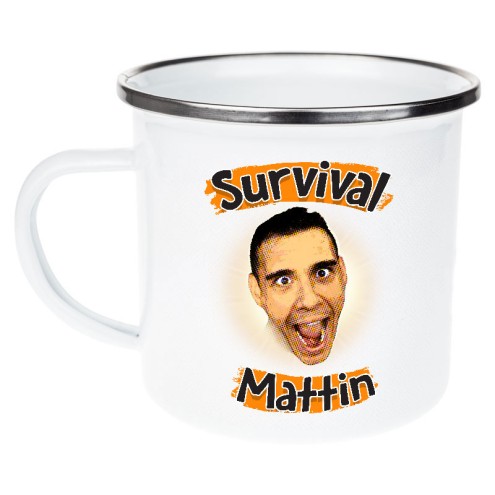 Survival Mattin AVATAR Emaille Tasse/Becher