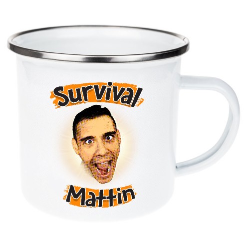 Survival Mattin AVATAR Emaille Tasse/Becher