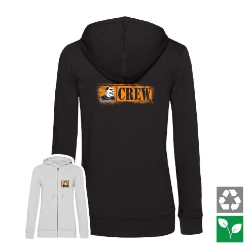 Survival Mattin CREW Organic Zipped Hoodie women