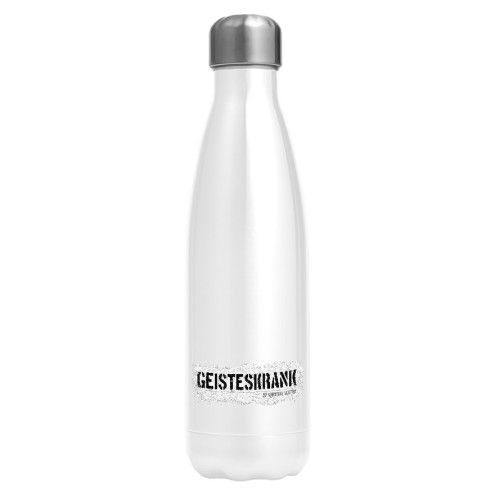 Survival Mattin GEISTESKRANK Edelstahl Trinkflasche 500 ml
