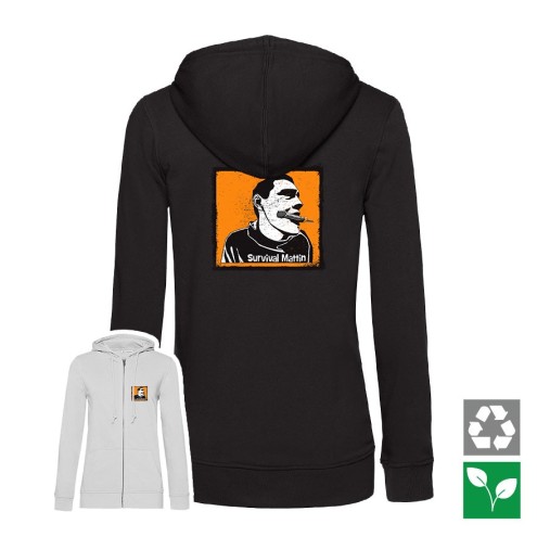 Survival Mattin ORIGINAL Organic Zipped Hoodie women