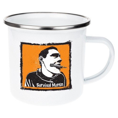 Survival Mattin ORIGINAL Emaille Tasse/Becher