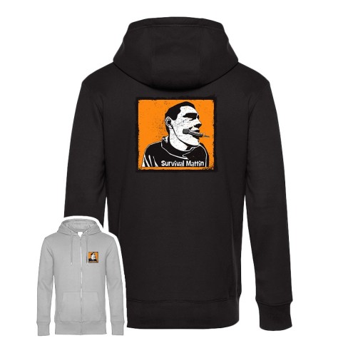Survival Mattin ORIGINAL Premium Zipped Hoodie