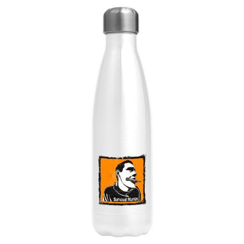 Survival Mattin ORIGINAL Edelstahl Trinkflasche 500 ml