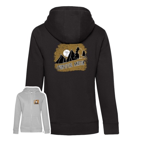 Survival Mattin OUTDOOR Premium Zipped Hoodie women