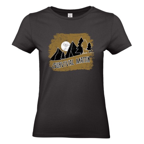 Survival Mattin OUTDOOR T-Shirt Girlie Shirt