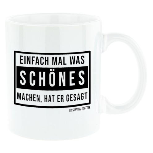 SCHÖNES Logo Tasse
