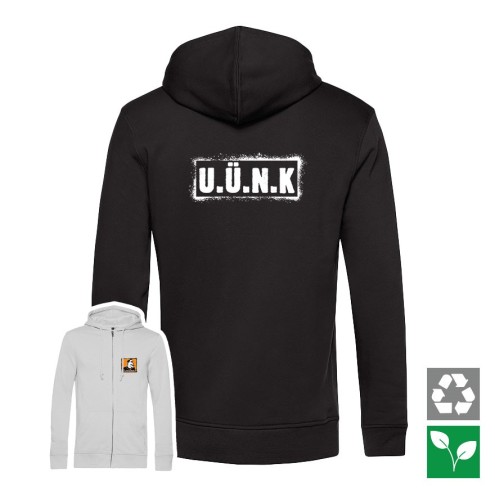 Survival Mattin U.Ü.N.K Organic Zipped Hoodie