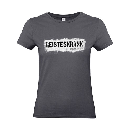 Survival Mattin GEISTESKRANK T-Shirt Girlie Shirt