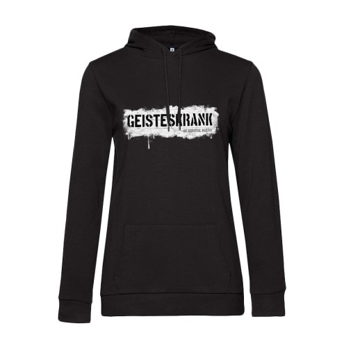 Survival Mattin GEISTESKRANK LIGHT Girlie Hoodie