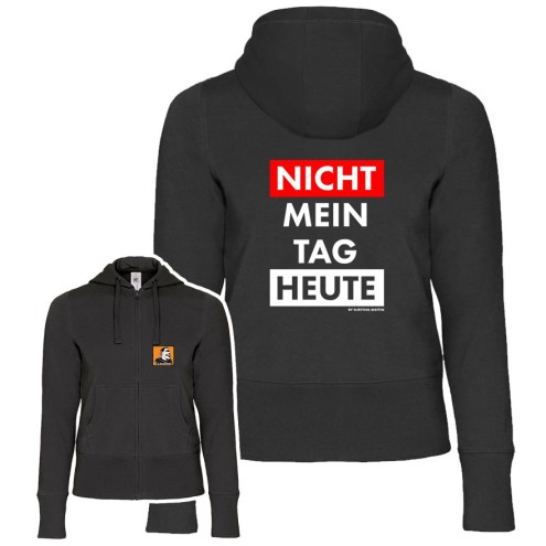 Survival Mattin NICHT MEIN TAG HEUTE Basic Zipped Hoodie women