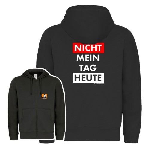 Survival Mattin NICHT MEIN TAG HEUTE Basic Zipped Hoodie