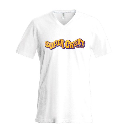 Survival Mattin SUPER GREAT T-Shirt V-Neck
