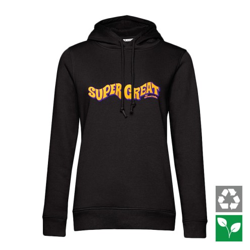 Survival Mattin SUPER GREAT ORGANIC Girlie Hoodie