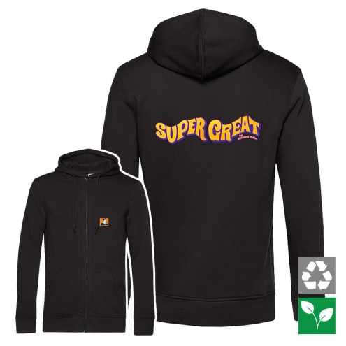 Survival Mattin SUPER GREAT ORGANIC Hoodie-Jacke