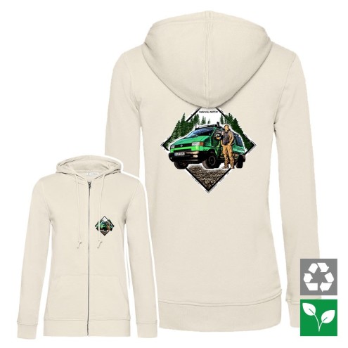 Survival Mattin VAN Organic Zipped Hoodie women