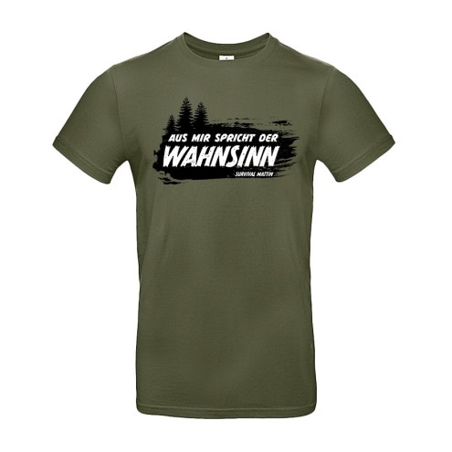 Survival Mattin WAHNSINN schwarz T-Shirt