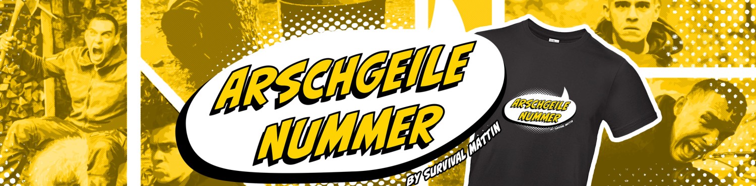 Arschgeile Nummer Banner